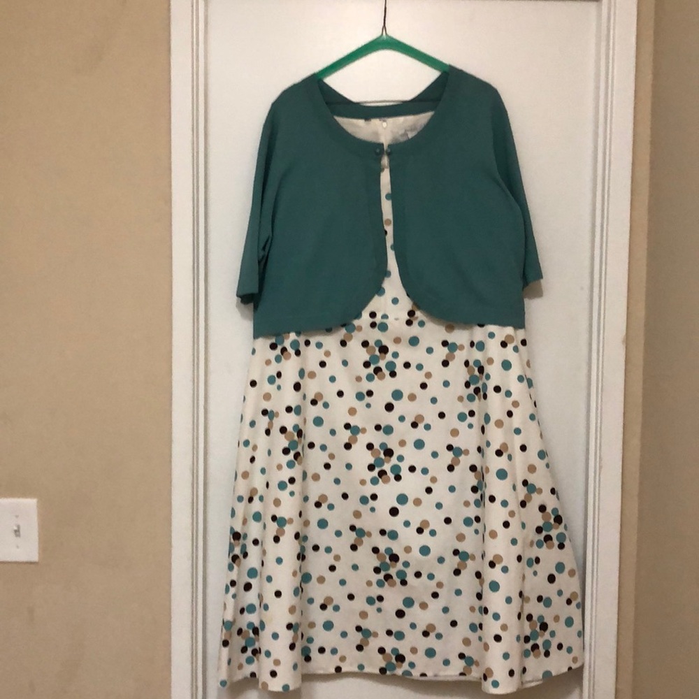 Plus size dress with bolero-size 22